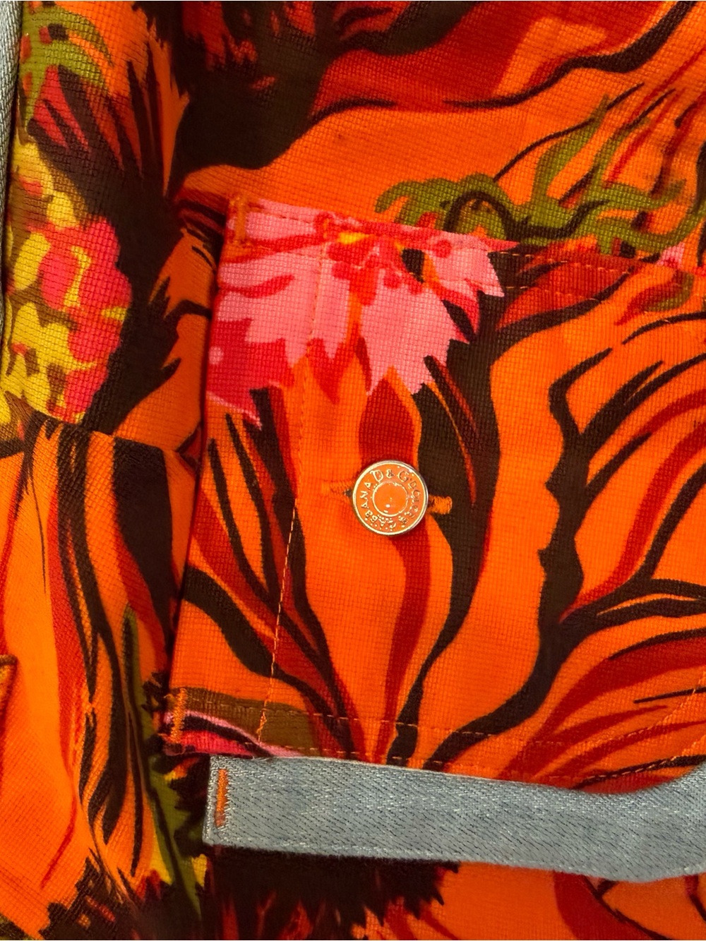 🍊 ARCHIVAL D&G Dolce & Gabbana Psychedelic Tropical Print Trousers - Picture 6 of 10